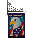 Freedom Eagle - Patriotic Americana Vertical Impressions Decorative Flags HG111051 Imported