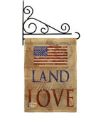 Land That I Love - Patriotic Americana Vertical Impressions Decorative Flags HG111054 Made In USA