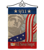 September 11th - Patriotic Americana Vertical Impressions Decorative Flags HG111060 Made In USA