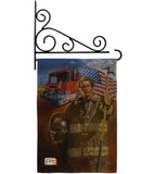 Homeguard - Patriotic Americana Vertical Impressions Decorative Flags HG111076 Made In USA