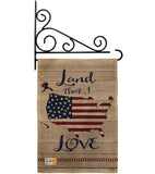 Land I Love - Patriotic Americana Vertical Impressions Decorative Flags HG111083 Made In USA