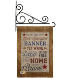 Star Spangled Pride - Patriotic Americana Vertical Impressions Decorative Flags HG111086 Made In USA