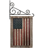 Pledge of Allegiance - Patriotic Americana Vertical Impressions Decorative Flags HG111091 Made In USA