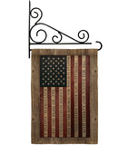 Pledge of Allegiance - Patriotic Americana Vertical Impressions Decorative Flags HG111091 Made In USA