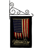 Remember Who Served - Patriotic Americana Vertical Impressions Decorative Flags HG111092 Made In USA