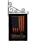 Remember Who Served - Patriotic Americana Vertical Impressions Decorative Flags HG111092 Made In USA