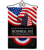 Remember Memorial Day - Patriotic Americana Vertical Impressions Decorative Flags HG111096 Made In USA