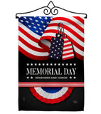 Remember Memorial Day - Patriotic Americana Vertical Impressions Decorative Flags HG111096 Made In USA