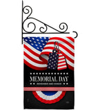 Remember Memorial Day - Patriotic Americana Vertical Impressions Decorative Flags HG111096 Made In USA