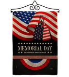 Remember Memorial Day - Patriotic Americana Vertical Impressions Decorative Flags HG111096 Made In USA