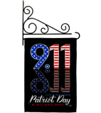 September 11 - Patriotic Americana Vertical Impressions Decorative Flags HG111102 Made In USA