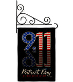 September 11 - Patriotic Americana Vertical Impressions Decorative Flags HG111102 Made In USA