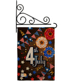 4th July - Patriotic Americana Vertical Impressions Decorative Flags HG137203 Made In USA