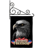 Enduring Freedom - Patriotic Americana Vertical Impressions Decorative Flags HG137372 Made In USA