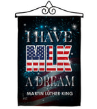 I Have A Dream MLK - Patriotic Americana Vertical Impressions Decorative Flags HG137379 Made In USA