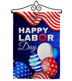 Labor Day Balloon - Patriotic Americana Vertical Impressions Decorative Flags HG137567 Made In USA