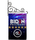Joe Biden 2020  - Patriotic Americana Vertical Impressions Decorative Flags HG170075 Made In USA