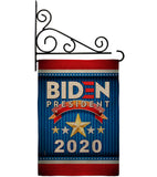 Biden 2020 President - Patriotic Americana Vertical Impressions Decorative Flags HG170076 Made In USA