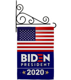 2020 Biden - Patriotic Americana Vertical Impressions Decorative Flags HG170077 Made In USA