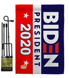 2020 Joe Biden - Patriotic Americana Vertical Impressions Decorative Flags HG170078 Made In USA