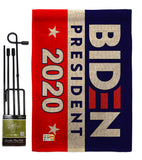 2020 Joe Biden - Patriotic Americana Vertical Impressions Decorative Flags HG170078 Made In USA