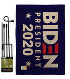 Biden President 2020 - Patriotic Americana Vertical Impressions Decorative Flags HG170079 Made In USA