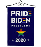 2020 Biden President - Patriotic Americana Vertical Impressions Decorative Flags HG170080 Made In USA