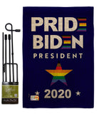 2020 Biden President - Patriotic Americana Vertical Impressions Decorative Flags HG170080 Made In USA