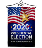 2020 Election - Patriotic Americana Vertical Impressions Decorative Flags HG170125 Made In USA