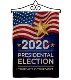 2020 Election - Patriotic Americana Vertical Impressions Decorative Flags HG170125 Made In USA