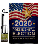 2020 Election - Patriotic Americana Vertical Impressions Decorative Flags HG170125 Made In USA