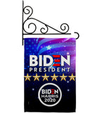 Biden Harris - Patriotic Americana Vertical Impressions Decorative Flags HG170126 Made In USA