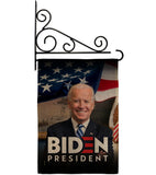 Biden President 2020 - Patriotic Americana Vertical Impressions Decorative Flags HG170136 Made In USA