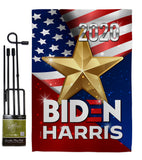 Vote for Biden - Patriotic Americana Vertical Impressions Decorative Flags HG170140 Made In USA