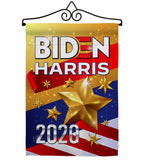 Biden Harris 2020 - Patriotic Americana Vertical Impressions Decorative Flags HG170141 Made In USA