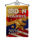 Biden Harris 2020 - Patriotic Americana Vertical Impressions Decorative Flags HG170141 Made In USA