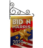 Biden Harris 2020 - Patriotic Americana Vertical Impressions Decorative Flags HG170141 Made In USA