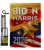 Biden Harris 2020 - Patriotic Americana Vertical Impressions Decorative Flags HG170141 Made In USA