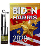 Biden Harris 2020 - Patriotic Americana Vertical Impressions Decorative Flags HG170141 Made In USA