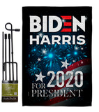 Biden for President - Patriotic Americana Vertical Impressions Decorative Flags HG170142 Made In USA