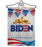 Biden Harris For 2020 - Patriotic Americana Vertical Impressions Decorative Flags HG170144 Made In USA