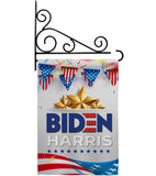 Biden Harris For 2020 - Patriotic Americana Vertical Impressions Decorative Flags HG170144 Made In USA