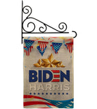Biden Harris For 2020 - Patriotic Americana Vertical Impressions Decorative Flags HG170144 Made In USA