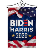 US Biden Harris - Patriotic Americana Vertical Impressions Decorative Flags HG170145 Made In USA