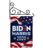 US Biden Harris - Patriotic Americana Vertical Impressions Decorative Flags HG170145 Made In USA