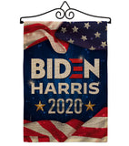 US Biden Harris - Patriotic Americana Vertical Impressions Decorative Flags HG170145 Made In USA