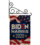 US Biden Harris - Patriotic Americana Vertical Impressions Decorative Flags HG170145 Made In USA