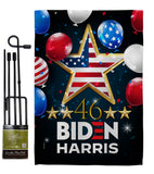 46 Biden Harris - Patriotic Americana Vertical Impressions Decorative Flags HG170158 Made In USA