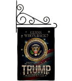 President Trump Best Ever - Patriotic Americana Vertical Impressions Decorative Flags HG170178 Made In USA