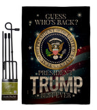 President Trump Best Ever - Patriotic Americana Vertical Impressions Decorative Flags HG170178 Made In USA